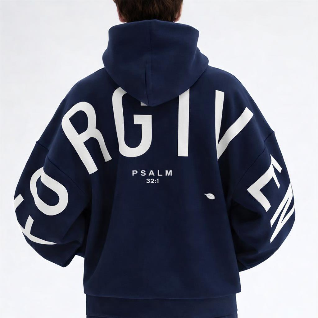 Forgiven hoodie navy